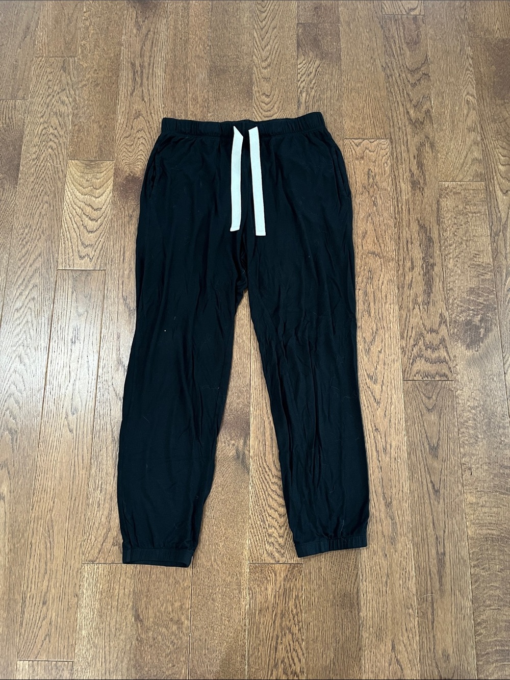 Black Boody Drawstring Jogger Pants